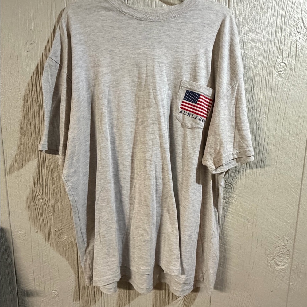 BURLEBO Light Gray Men's Short Sleeve Tee
